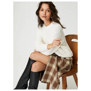 Aritzia Wilfred Free Essential Chenille Sweater Oversized Slouchy Relaxed Fit